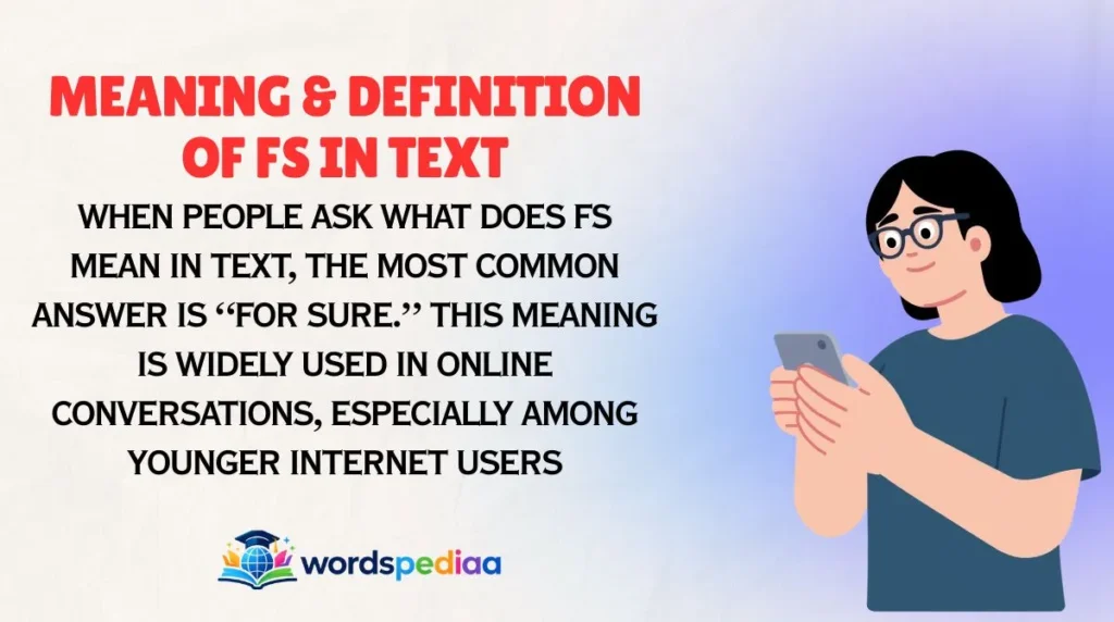 Meaning & Definition of FS in Text