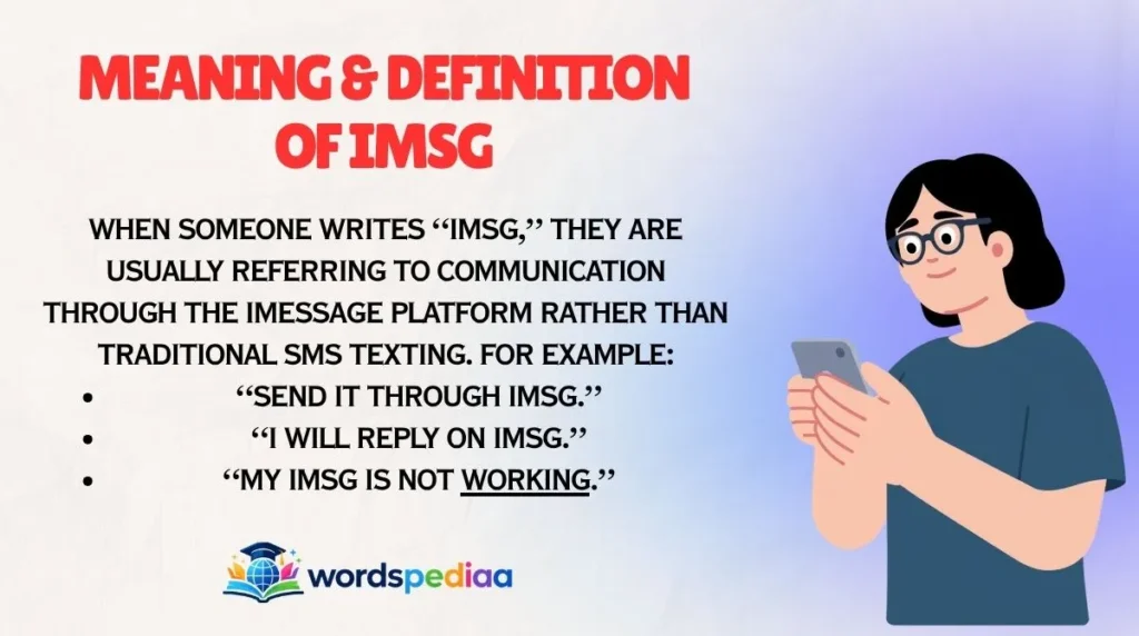 Meaning & Definition of IMSG
