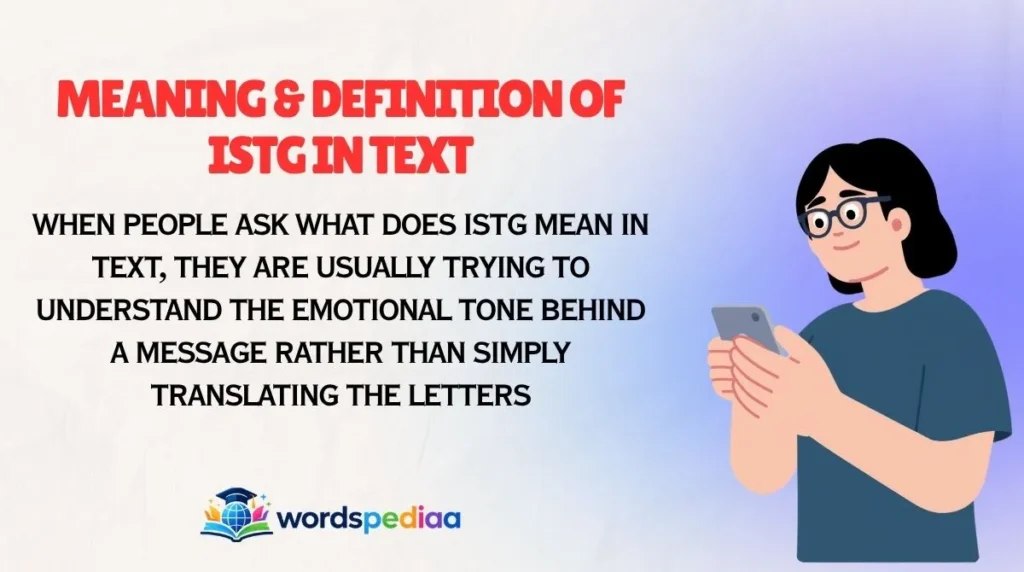 Meaning & Definition of ISTG in Text