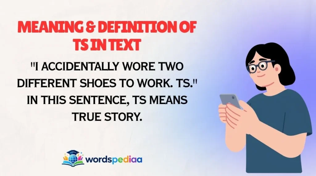 Meaning & Definition of TS in Text