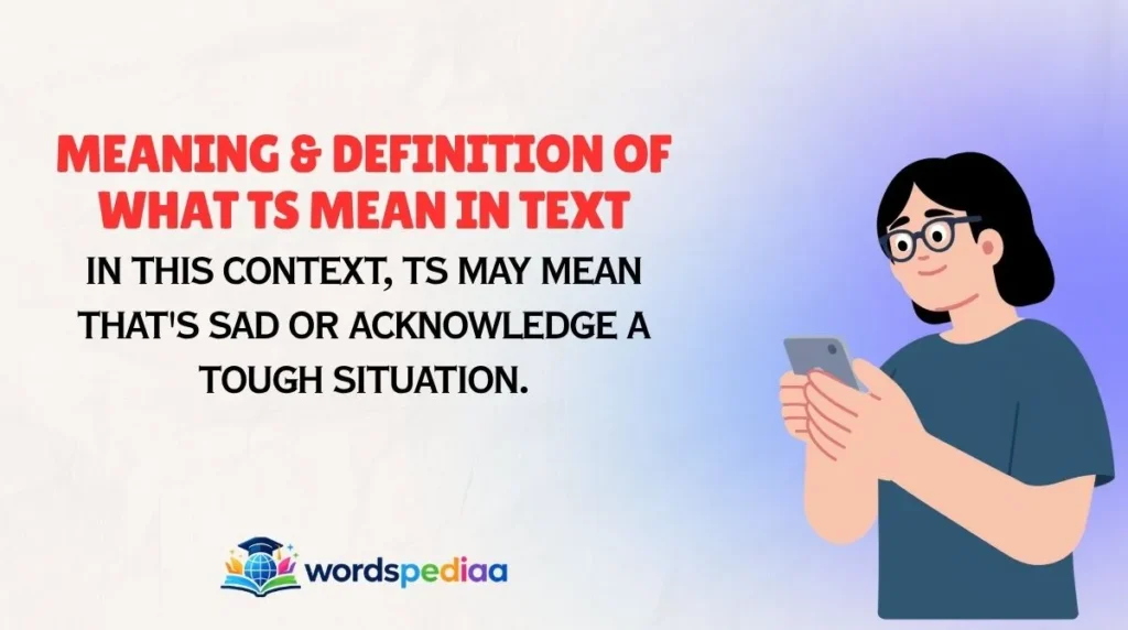 Meaning & Definition of What TS Mean in Text