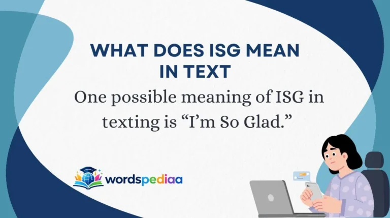 What Does ISG Mean in Text