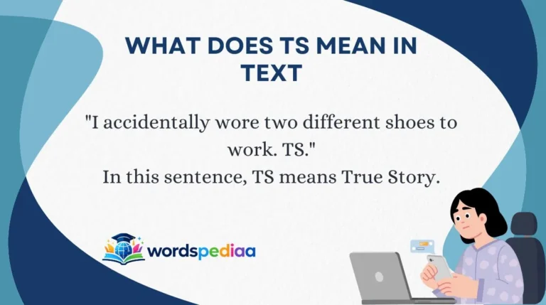 What Does TS Mean in Text