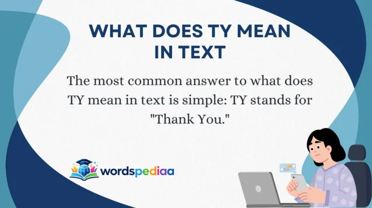 What Does TY Mean in Text