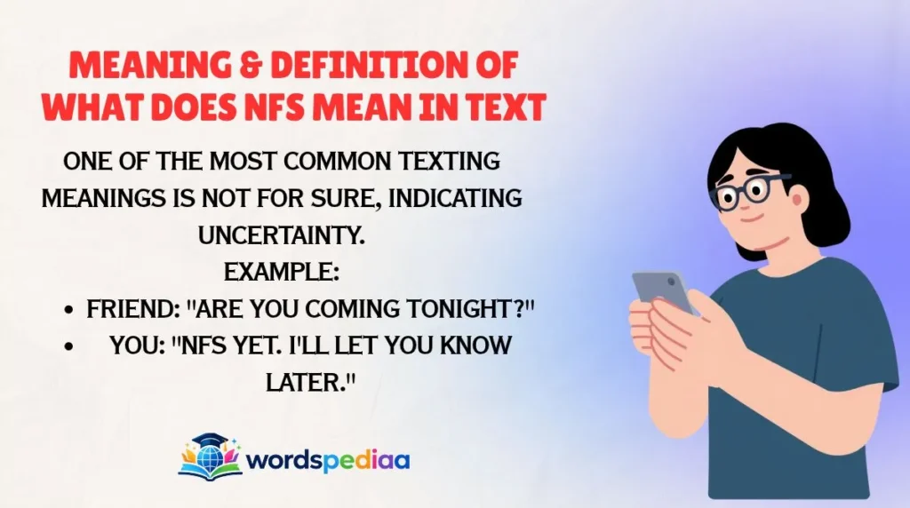 Meaning & Definition of What Does NFS Mean in Text