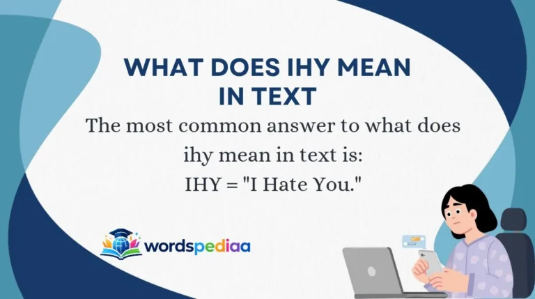 What Does IHY Mean in Text