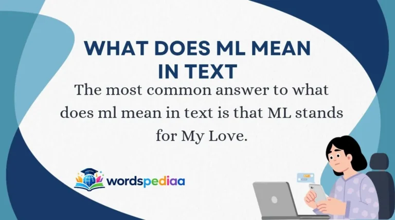 What Does ML Mean in Text