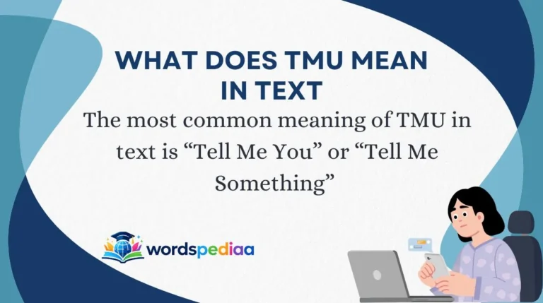 What Does TMU Mean in Text