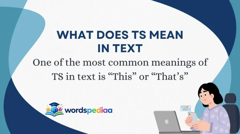 What Does TS Mean in Text