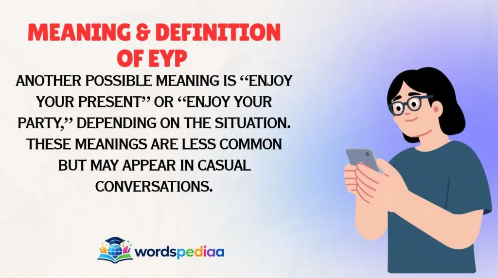 Meaning & Definition of EYP