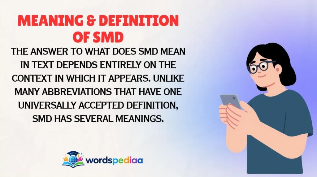 Meaning & Definition of SMD