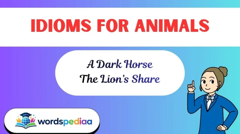 Idioms for Animals