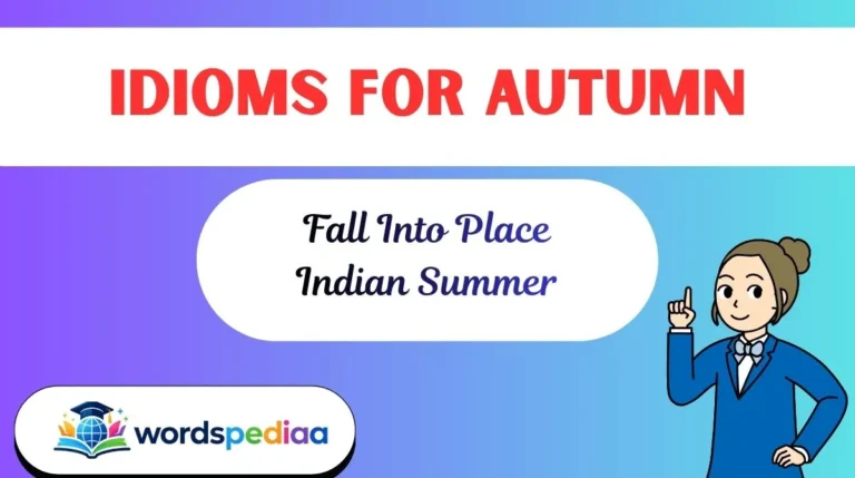 Idioms for Autumn