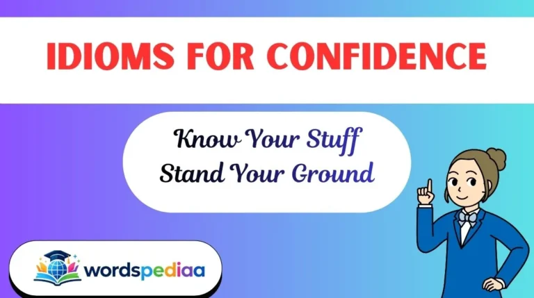 Idioms for Confidence